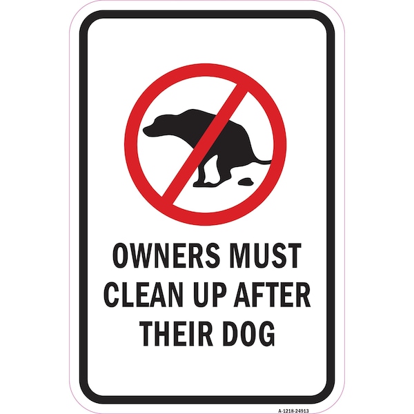 Signmission Safety Sign, 12 in Height, Aluminum, 18 in Length, 24913 A-1218-24913 - main